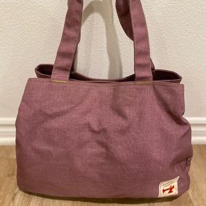 Brooklyn Industries Mauve Satchel Bag for Women